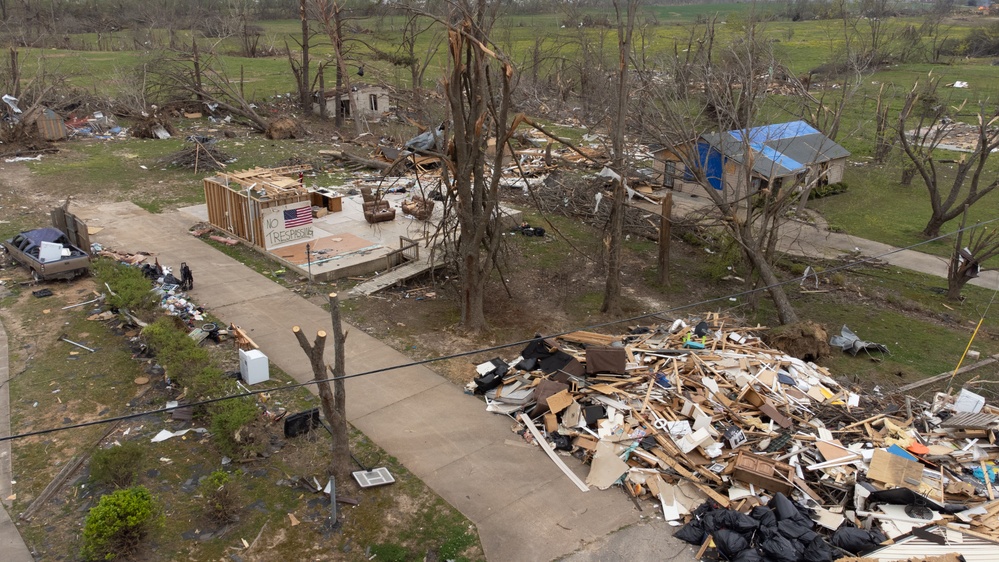 Aerial Image of Tornado Damage