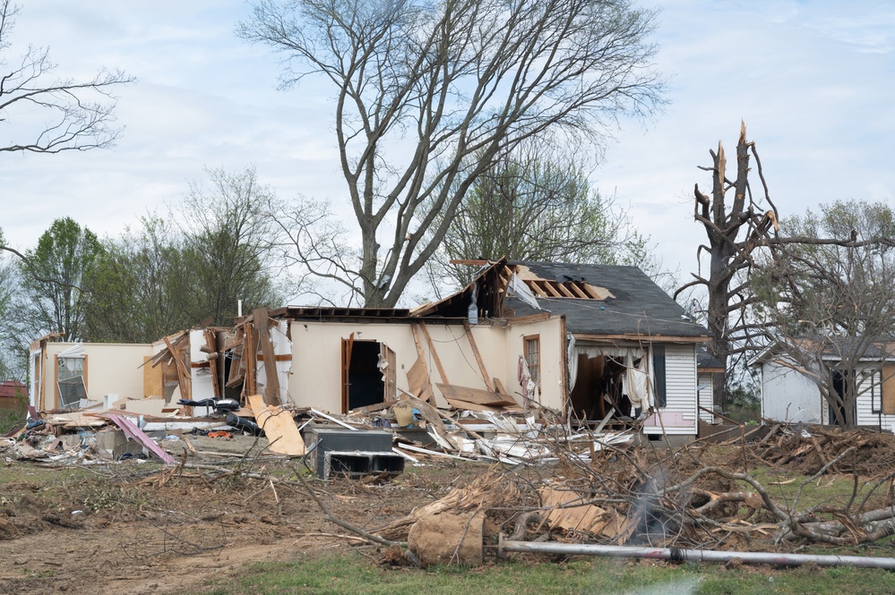 Tornado Damage in Covington, TN