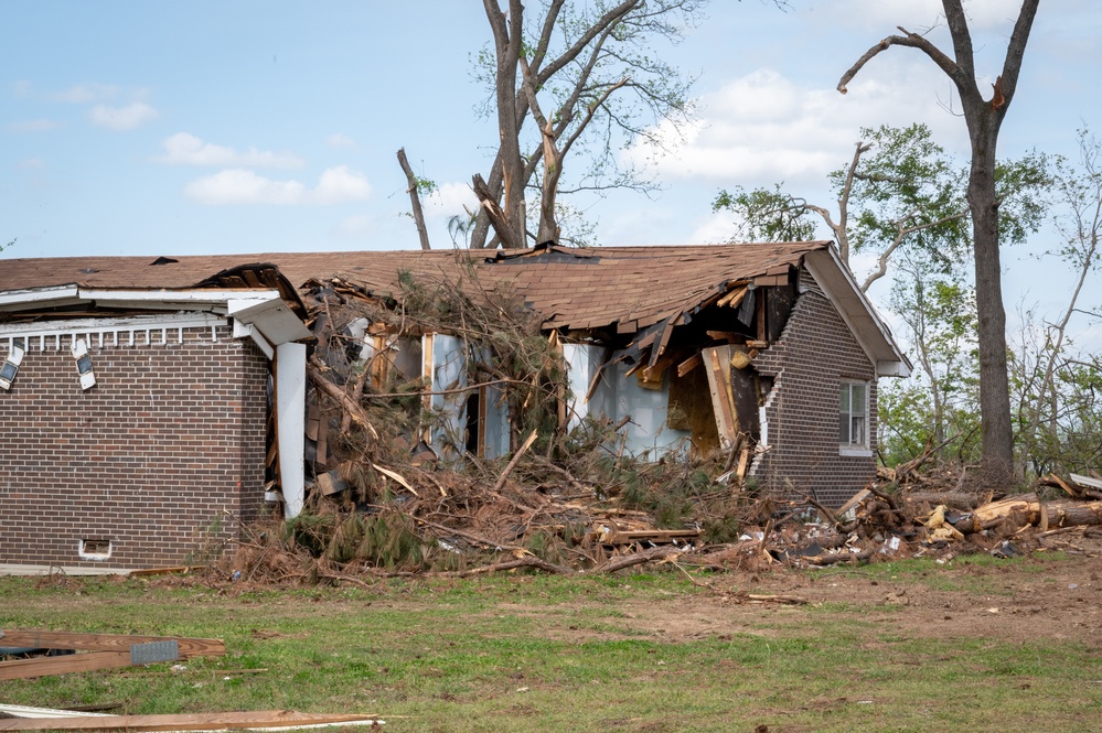 Tornado Damage in Covington, TN
