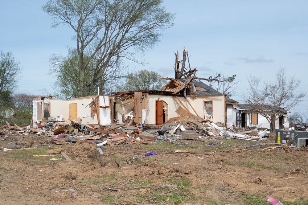 Tornado Damage in Covington, TN