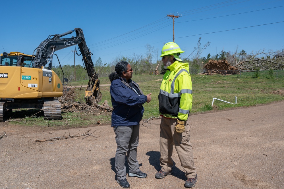 FEMA and TDOT Discuss Tornado Debris Removal