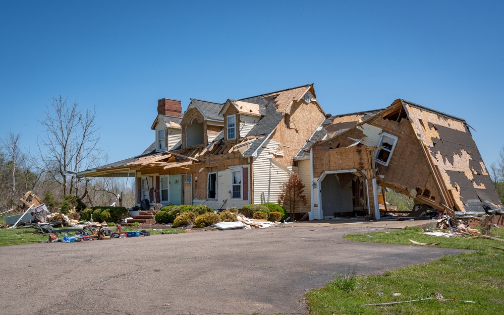 Tornado Damage in Purdy, TN