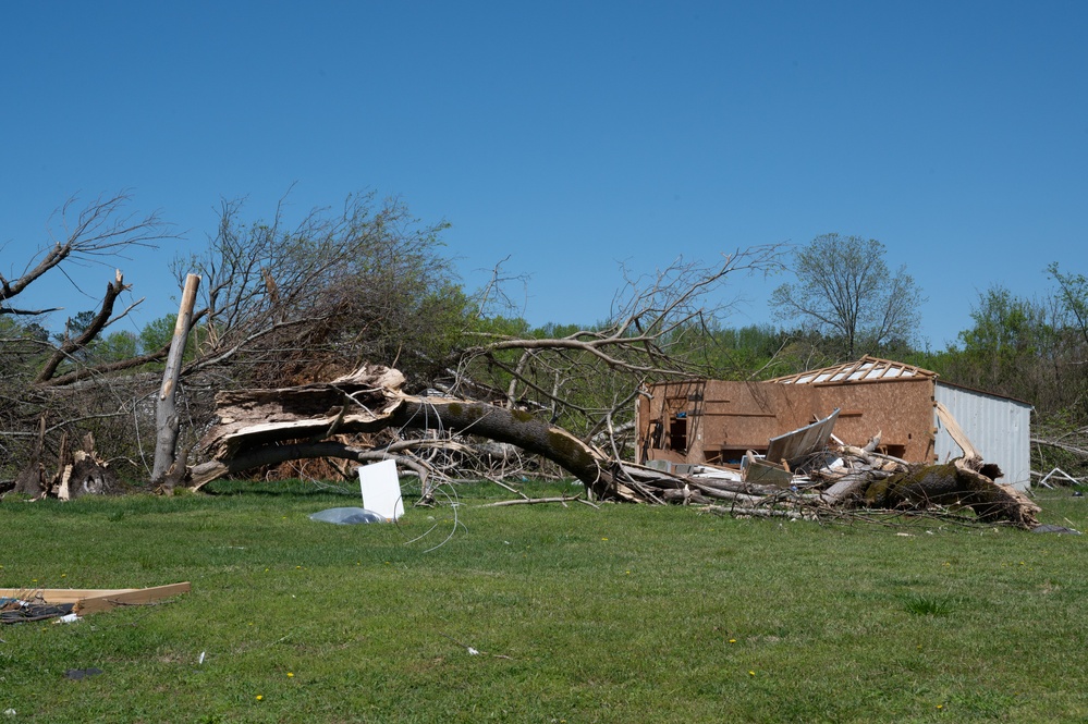 Tornado Damage in Purdy, TN