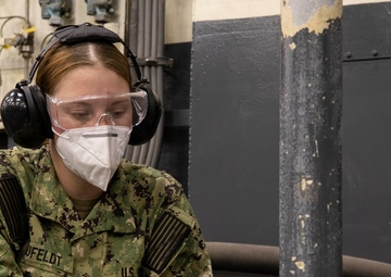 USS Tripoli Sailors Continue SRA Preservation Work
