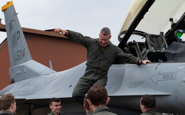 Wolf Pack bids farewell to Col. John Caldwell