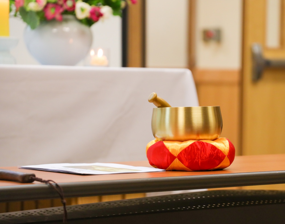 Camp Casey's First Buddhist Service at Chapel West