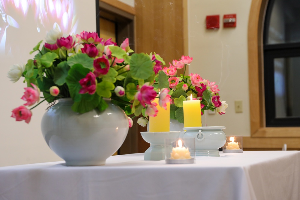 Camp Casey's First Buddhist Service at Chapel West