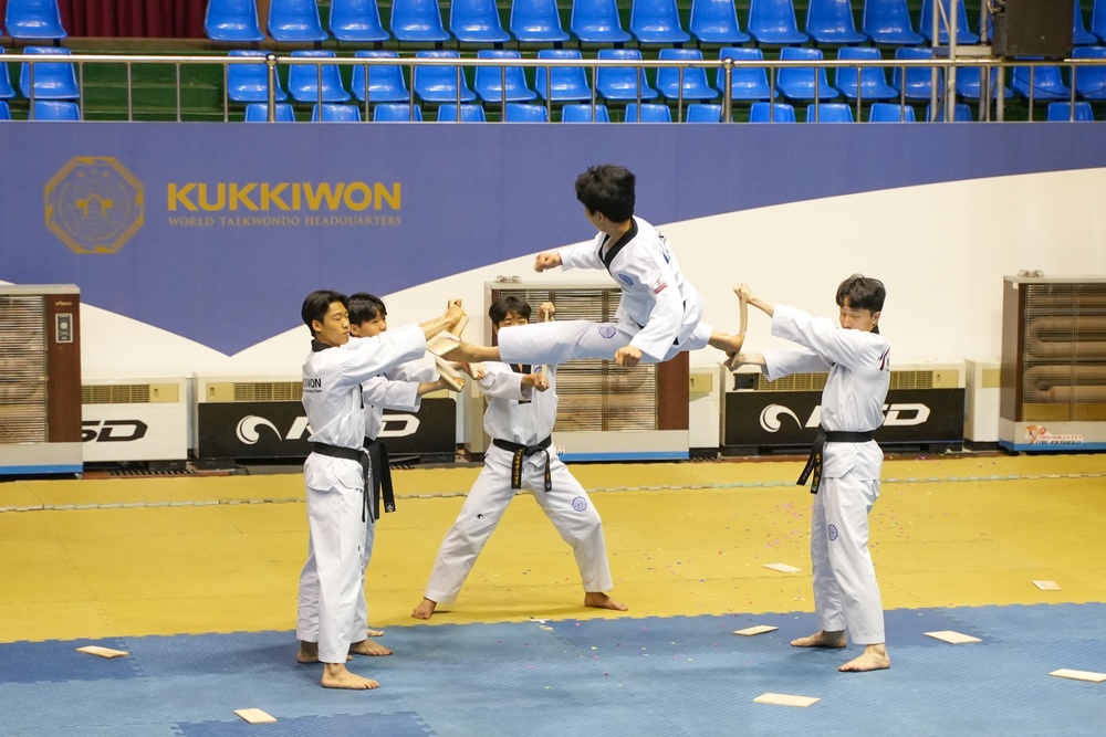 USAG Yongsan-Casey Soldiers &amp; KATUSAs Tour the Taekwondo World Headquarters &amp; the Blue House