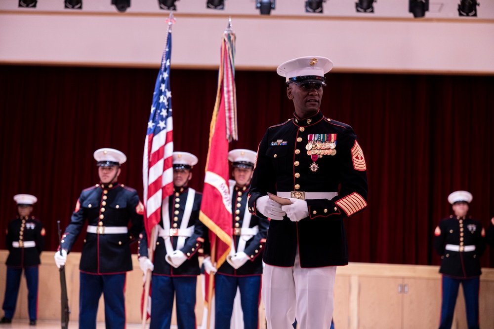 Master Gunnery Sergeant Joseph Rice retires after 30 years of service