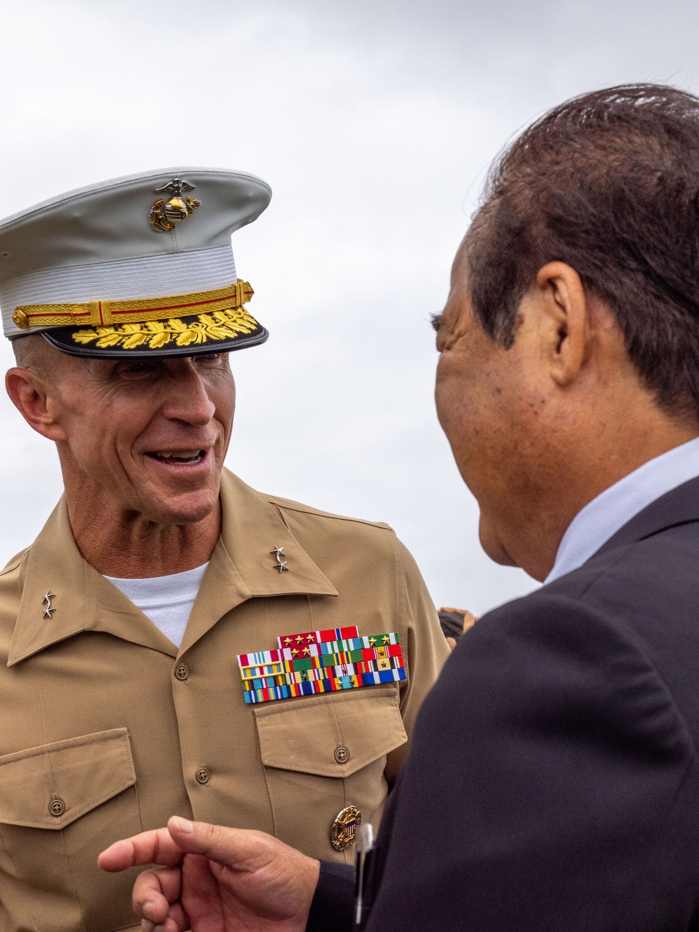 Okinawa officials, citizens, US Marines pay respects during annual Ie Shima lighthouse memorial service