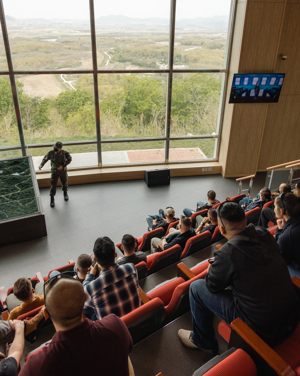 US Marines tour the DMZ