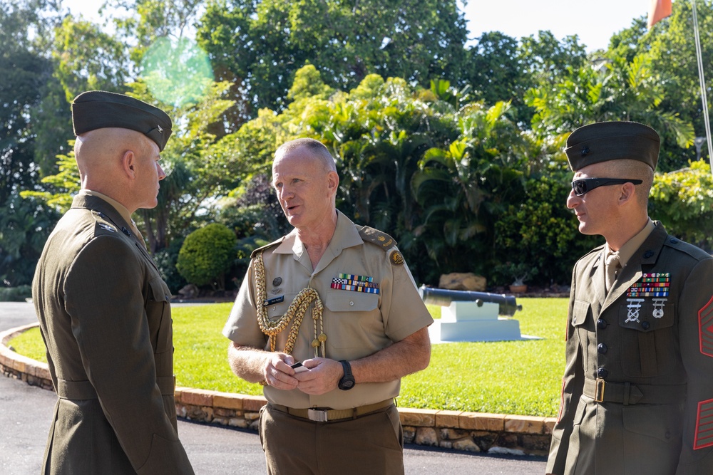 MRF-D CO, Sergeant Major visit Government House Northern Territory