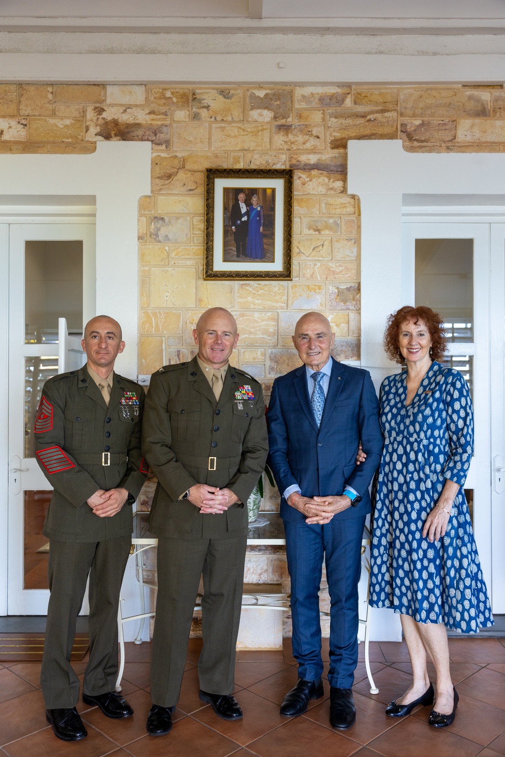 MRF-D CO, Sergeant Major visit Government House Northern Territory