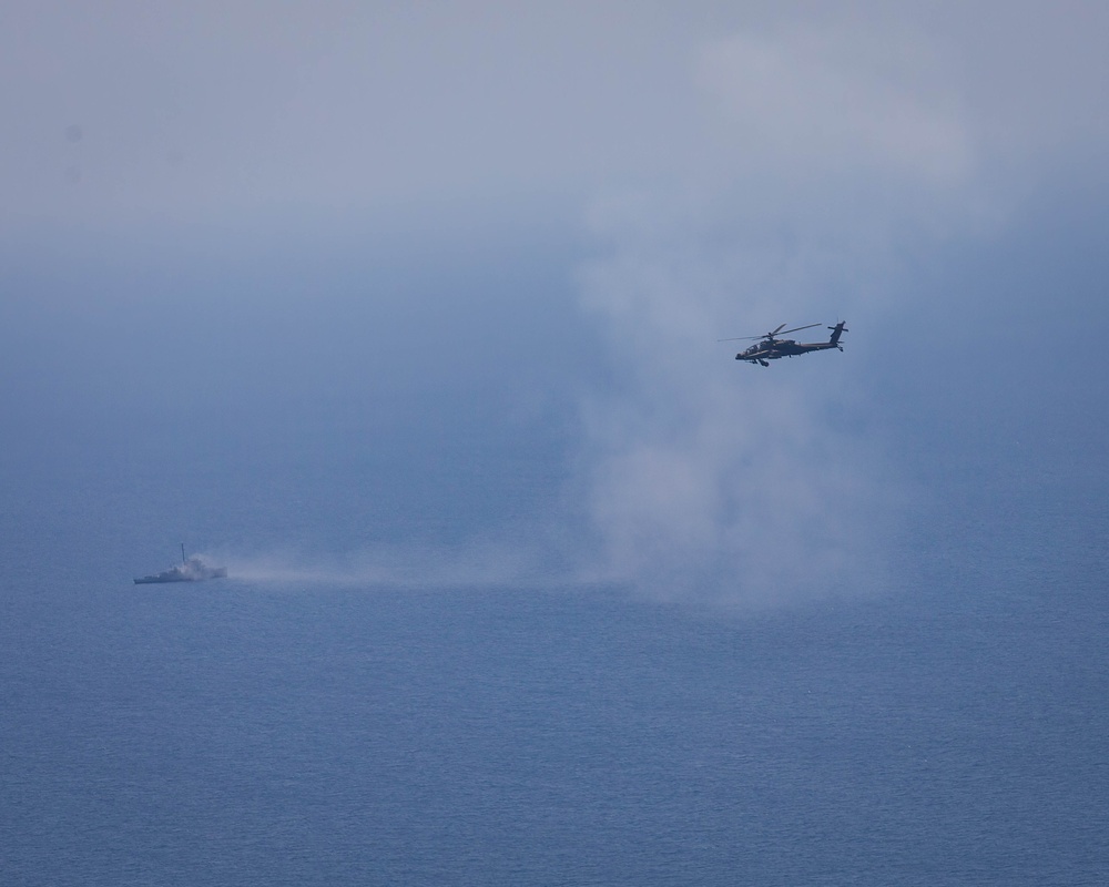 2-6 Cavalry Squadron littoral live fire in Zambales, Philippines