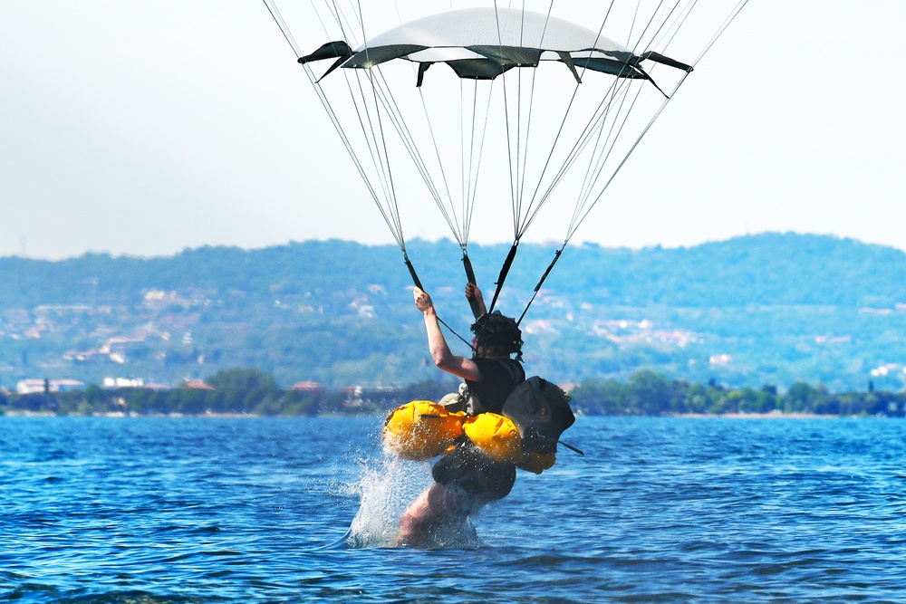 Water Jump at Lake Garda