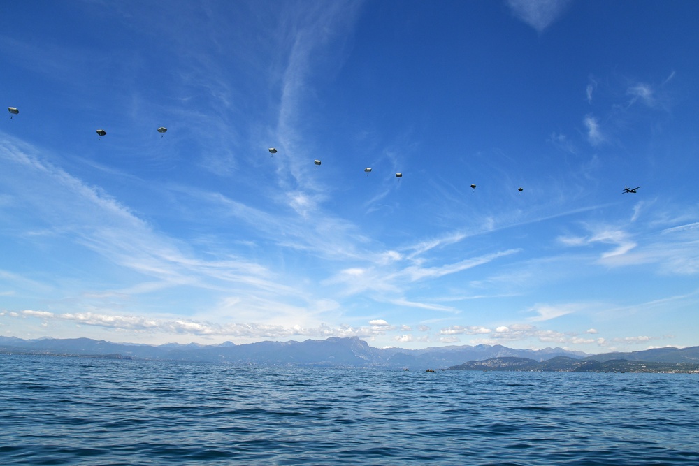 Water Jump at Lake Garda