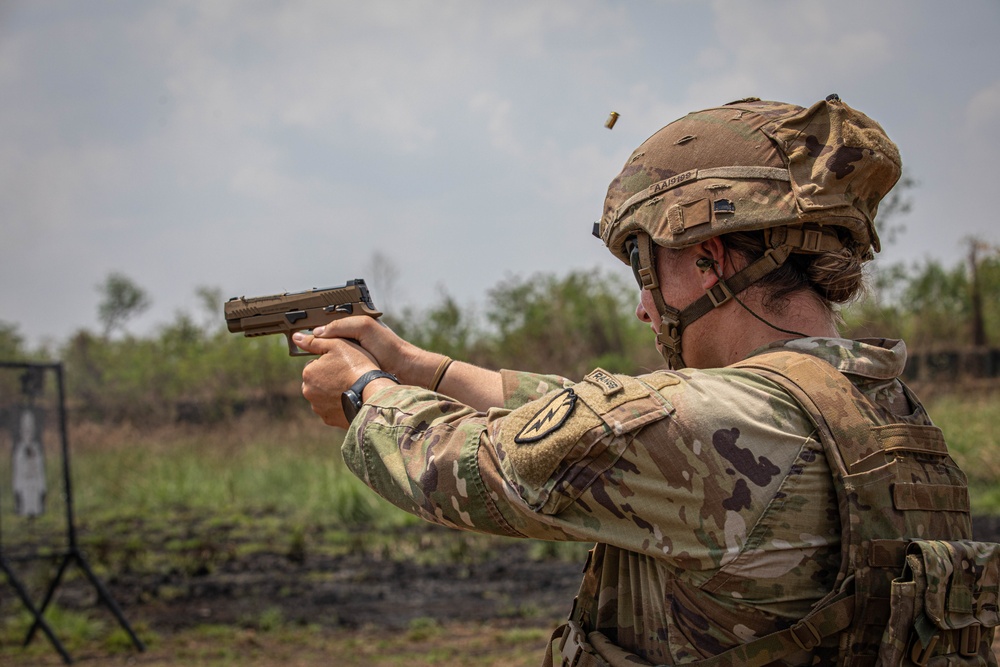 1-27 Charlie at Combined Range with Australian Defense Force and the Philippine Army on Fort Magsaysay, Philippines