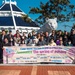 US Marines and children with the Pohong Dasom Children's Center tour Pohong