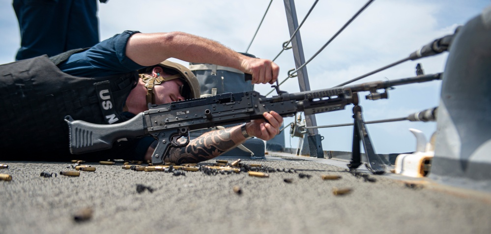 USS Paul Hamilton Gun Shoot