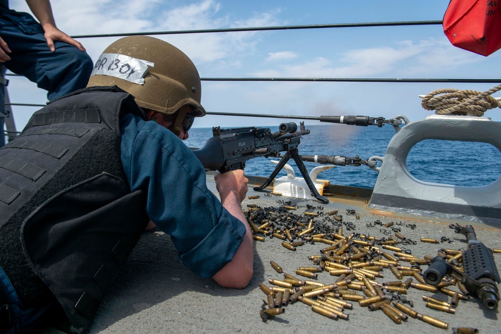 USS Paul Hamilton Gun Shoot