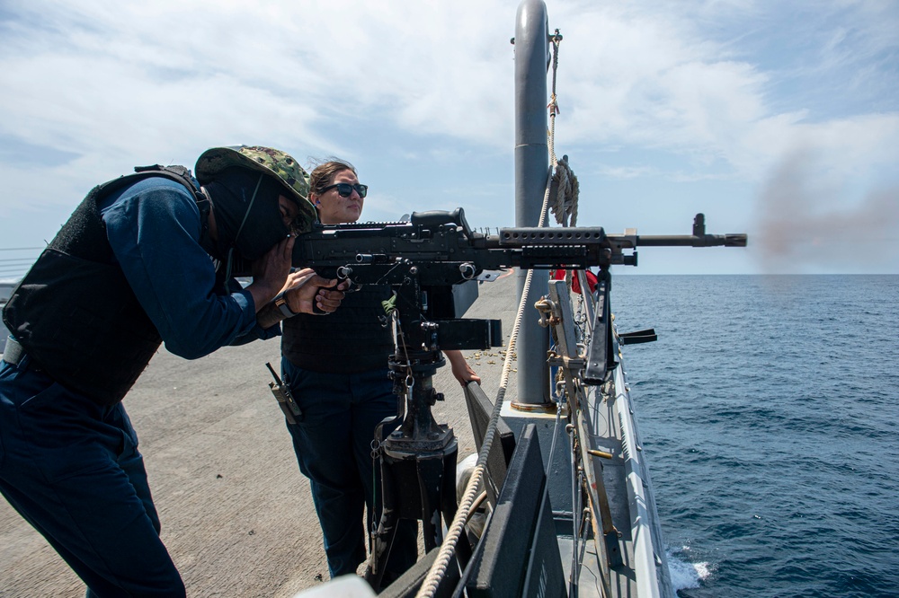 USS Paul Hamilton Gun Shoot