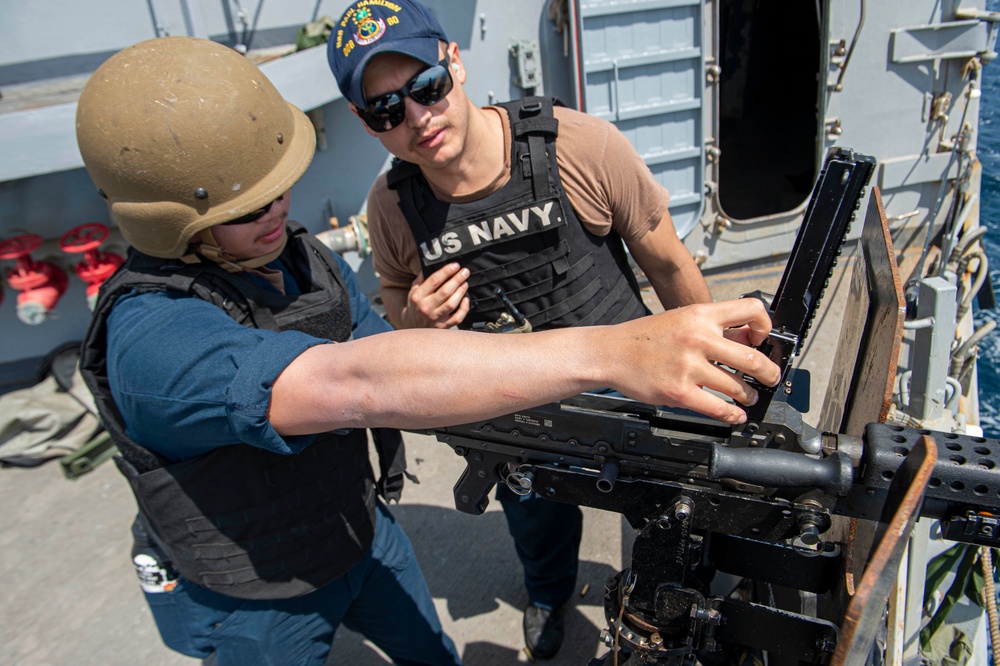 USS Paul Hamilton Gun Shoot