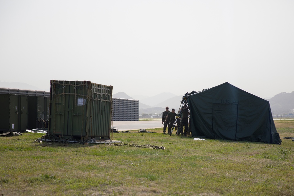 MAG-12 Marines set up T-SCIF in South Korea for KFT 23