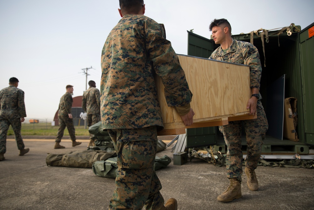 MAG-12 Marines set up T-SCIF in South Korea for KFT 23