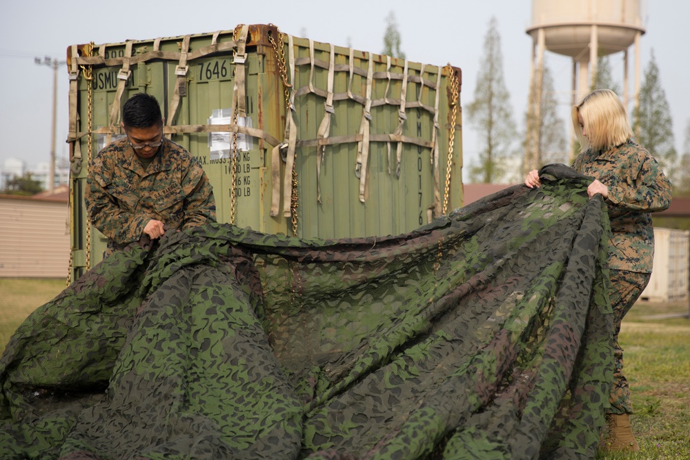 MAG-12 Marines set up T-SCIF in South Korea for KFT 23