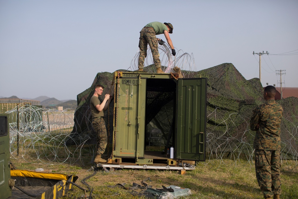 MAG-12 Marines set up T-SCIF in South Korea for KFT 23