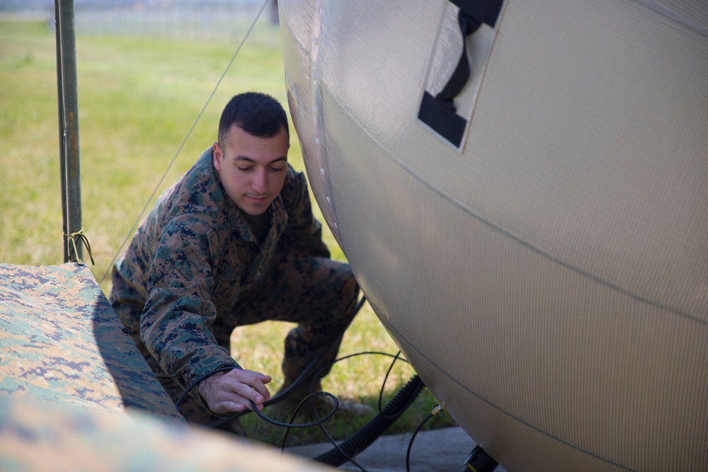 MAG-12 Marines set up T-SCIF in South Korea for KFT 23