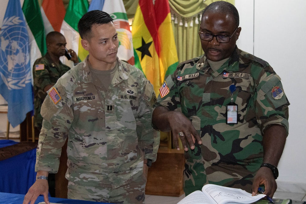SETAF-AF civil affairs Soldiers engage with Armed Forces of Liberia