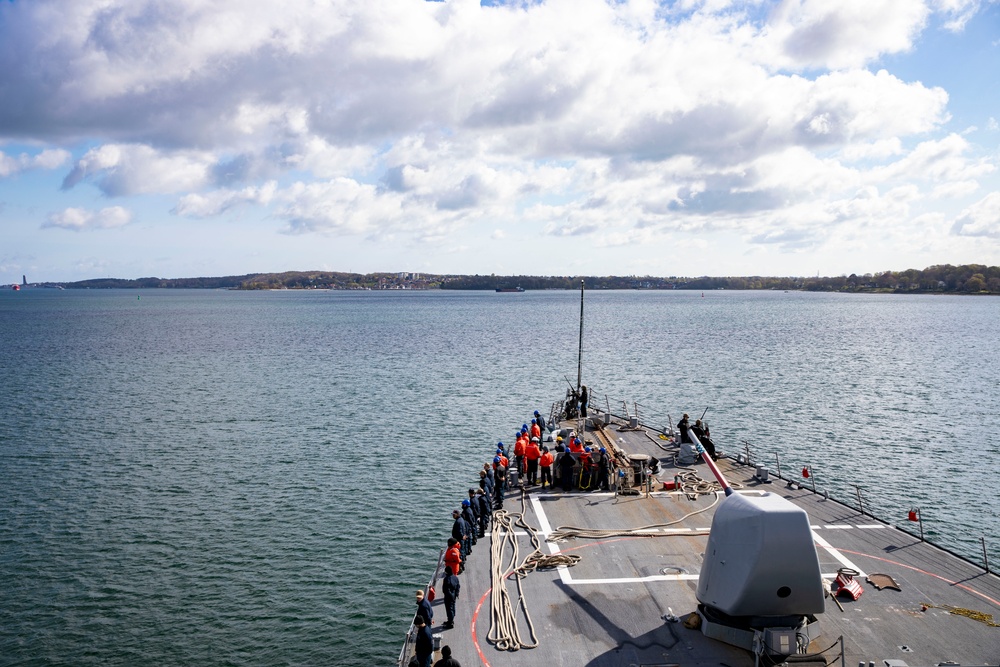 USS Porter Visits Kiel, Germany