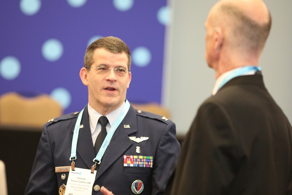 Col. Thomas Catilina and Dr. Paul Cordts attend Global Policy Breakfast