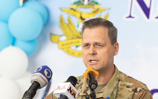 U.S. and Nigerian officials join to celebrate $38 million in Kainji Air Force Base improvements