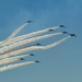 Italy’s Frecce Tricolori aerobatic team fly the skies of Aviano