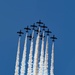 Italy’s Frecce Tricolori aerobatic team fly the skies of Aviano