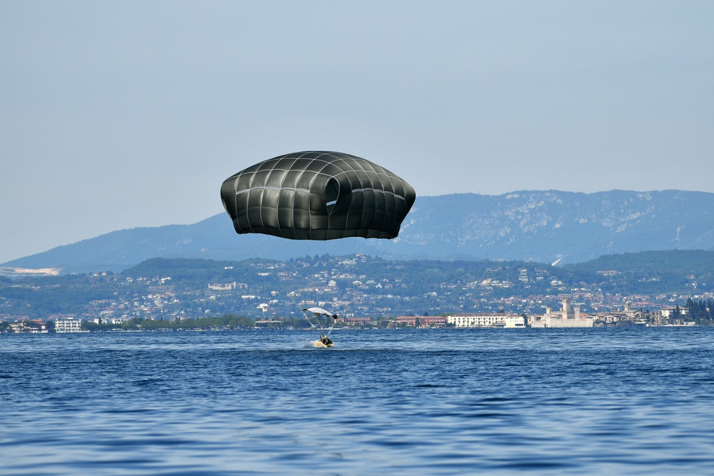 Water Jump at Lake Garda