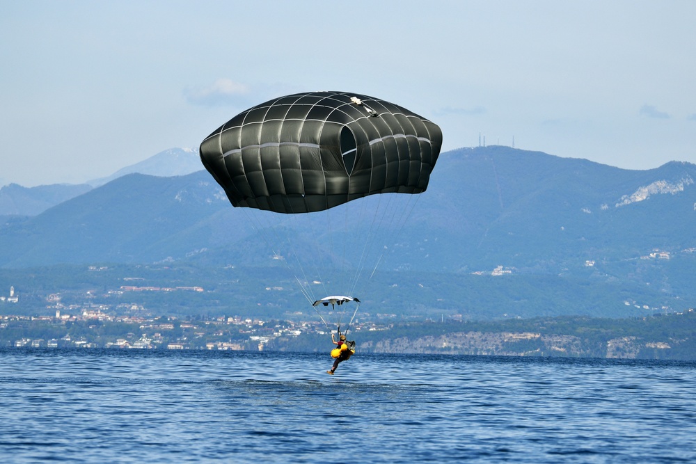 Water Jump at Lake Garda