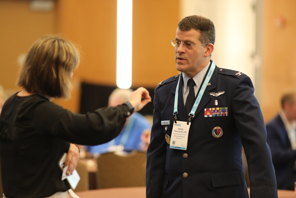 Col. Thomas Catilina Attends the Global Policy Breakfast at HIMSS