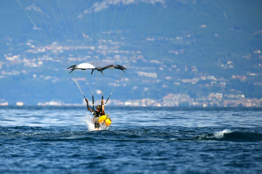 Water Jump at Lake Garda