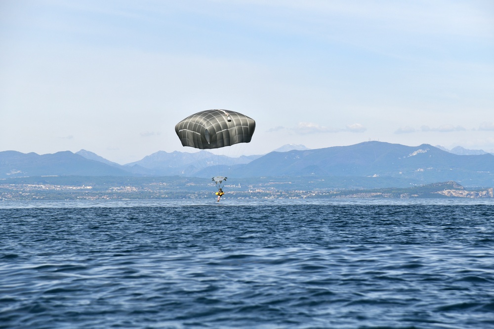 Water Jump at Lake Garda