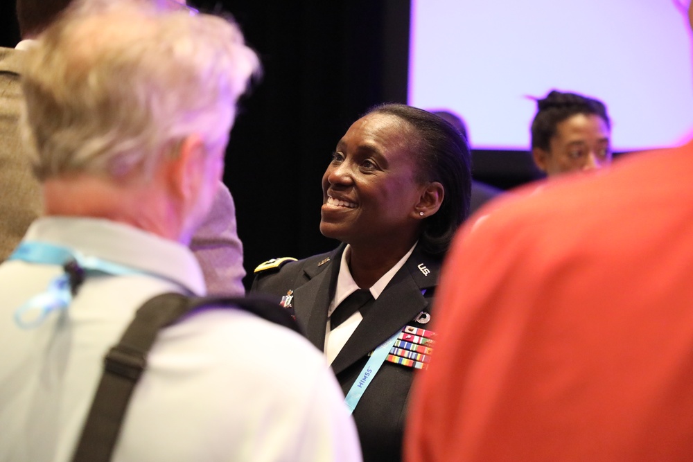 Lt. Gen. Telita Crosland Attends HIMSS Conference