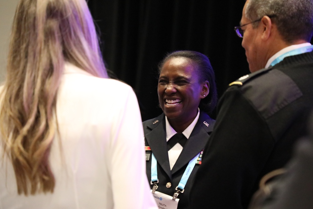 Lt. Gen. Telita Crosland Attends HIMSS Conference