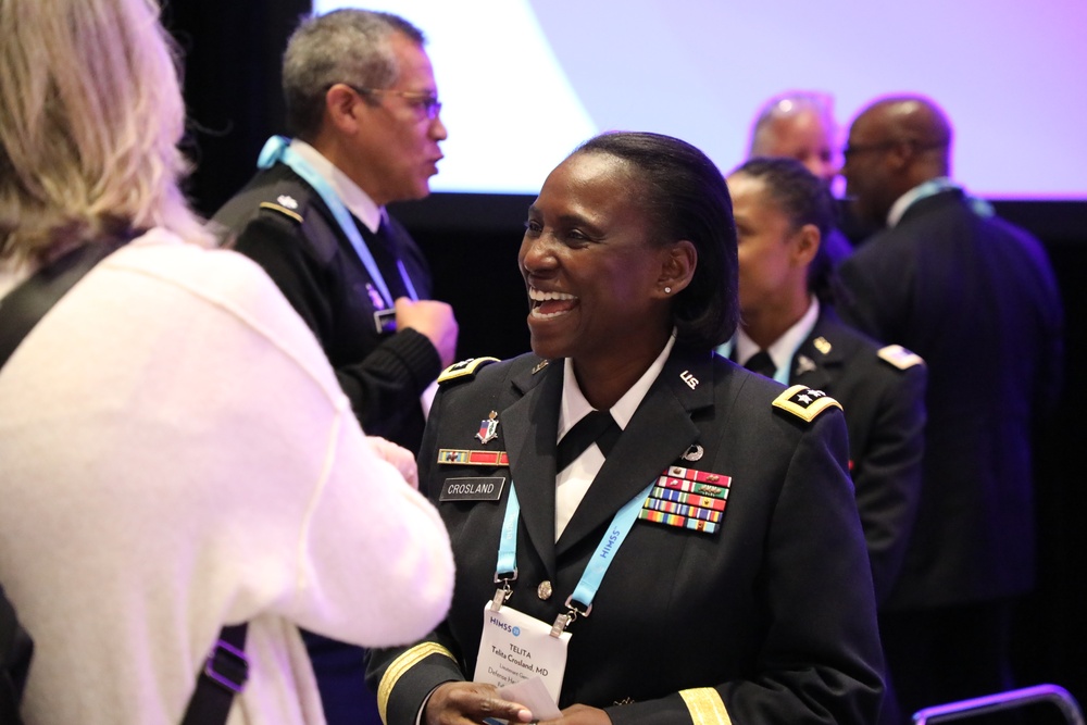 Lt. Gen. Telita Crosland Attends HIMSS Conference