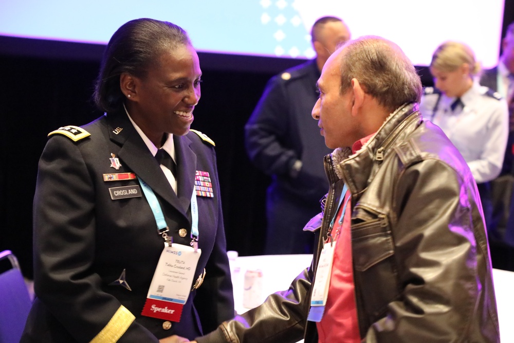 Lt. Gen. Telita Crosland Attends HIMSS Conference