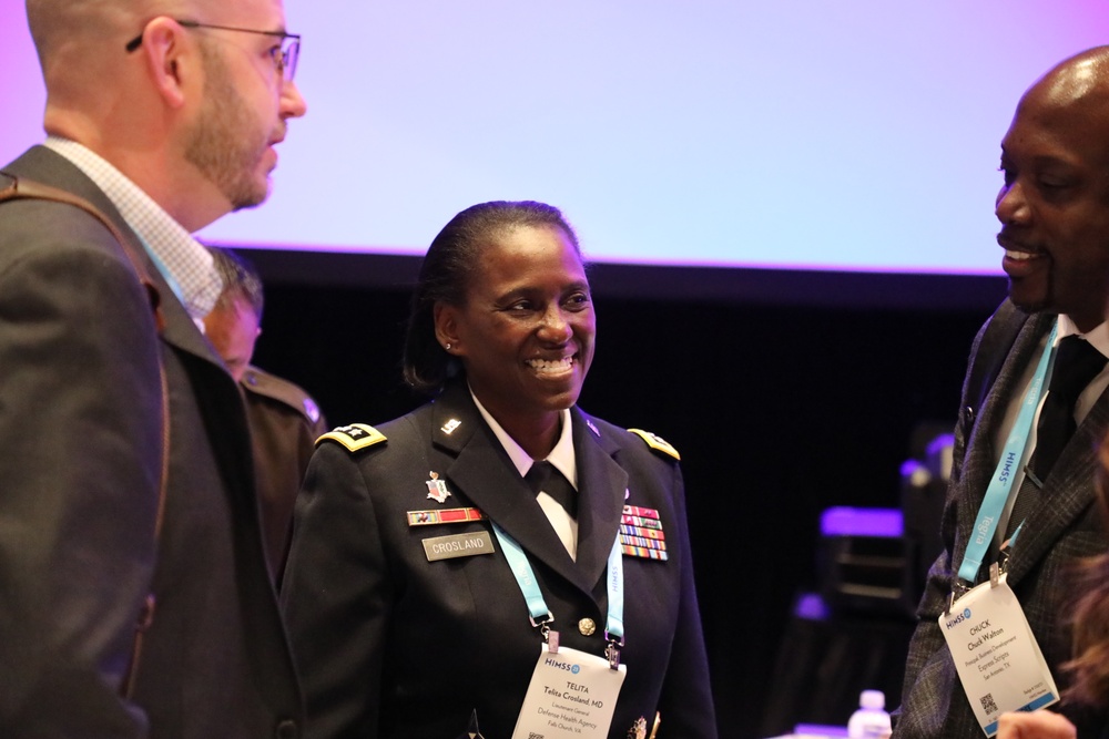 Lt. Gen. Telita Crosland Attends HIMSS Conference