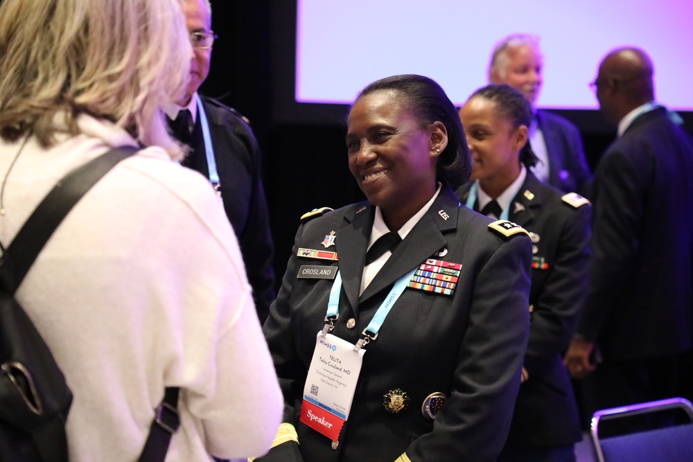 Lt. Gen. Telita Crosland Attends HIMSS Conference