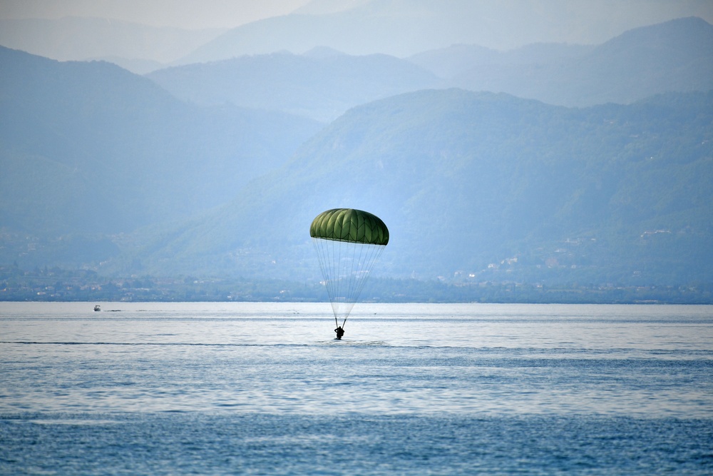 Water Jump at Lake Garda