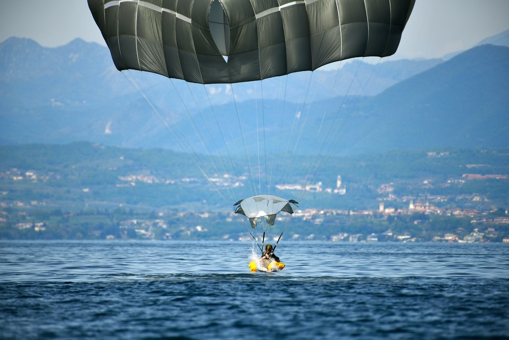 Water Jump at Lake Garda